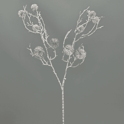 Chardon Artificiel Décoratif 57 cm, Fleur artificielle de 57 cm de long, lot de 6 unités