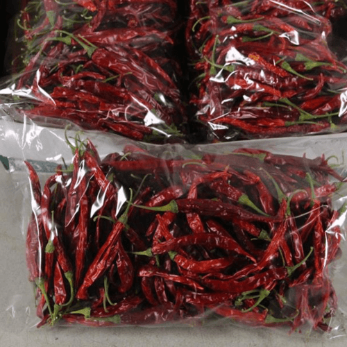 Guindilla larga seca, Flor seca