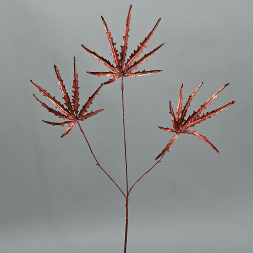Branche d'Érable Artificielle 67 cm, Fleur artificielle de 67 cm de long, lot de 24 unités