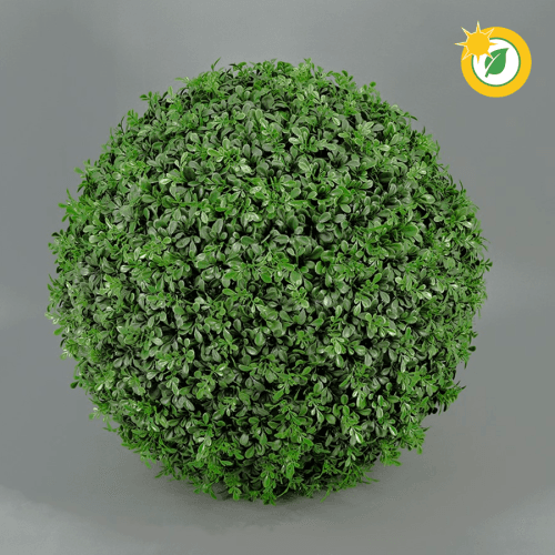 Bóla de buxo artificial UV para exterior, Flor artificial