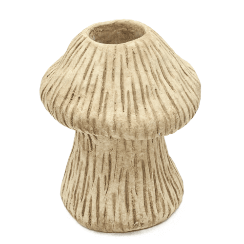 Floreiro de Cerámica Marrón Boletus 16 cm (pack de 6)