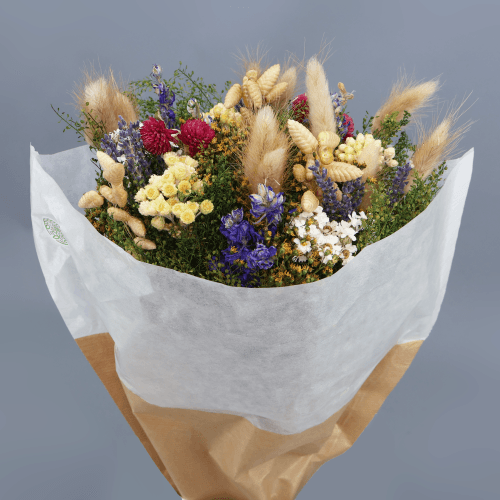 Bouquet de Fleurs Séchées Fantasy Naturel