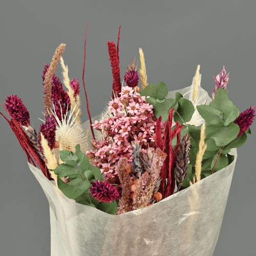 Ramo de Flores Secas Light Lavanda, Flor seca de 30 cm de comprimento La Sempreviva