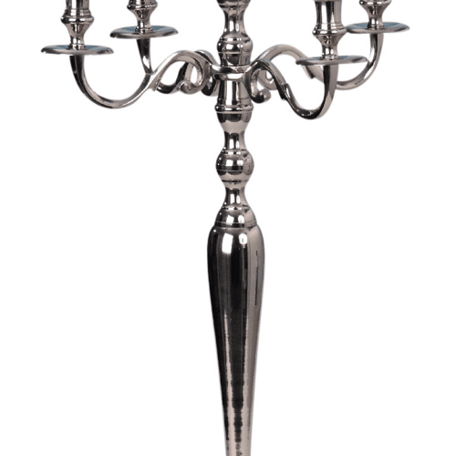 Candelabro 5 brazos Plata