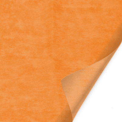 Hoja Tela Naranja, 50 cm, 200 tallos, 50cm