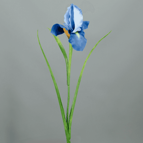 Iris artificiel, Fleur artificielle de 60 cm de long, lot de 12 unités