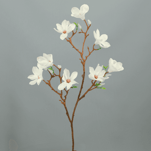 Magnolia artificiel, Fleur artificielle de 15-89 cm de long, lot de 6 unités