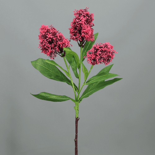 Skimmia artificiel, Fleur artificielle de 58 cm de long, lot de 12 unités