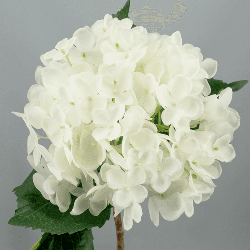 Bouquet de 12 Hydrangea (hortensias) artificiels, Fleur artificielle de 32-67 cm de long, lot de 12 unités