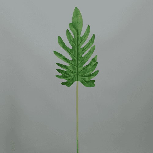Lot de 48 feuilles de philodendron artificielles 62 cm, Fleur artificielle de 62 cm de long, lot de 48 unités