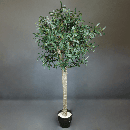 Oliveira artificial ramificada, Flor artificial de 150 cm de comprimento