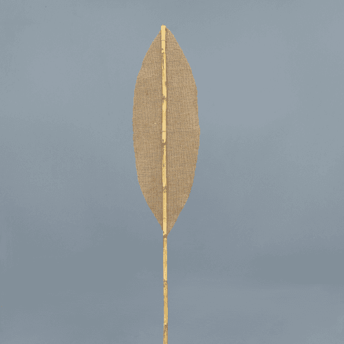 Feuille de Bambou Séchée Décorative, Fleur séchée de 115 cm de long, lot de 2 tiges