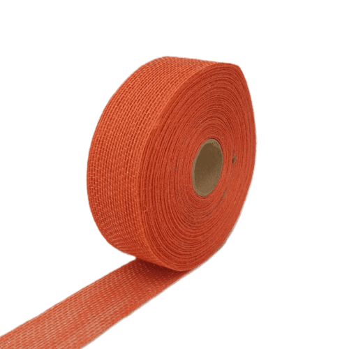 Cinta Jute Naranja, 40 mm, 1 tallos, 20cm