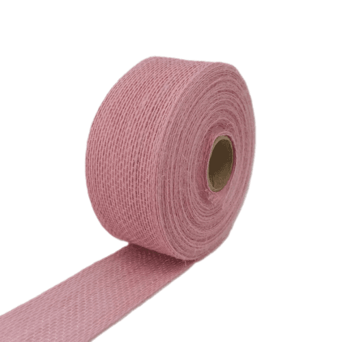 Cinta Jute Rosa, 40 mm, 1 tallos, 20cm
