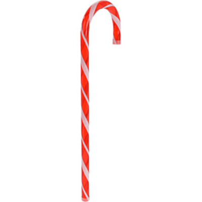 Canne en Sucre d'Orge Décorative (Lot de 12) Rojo/Blanco, 62 cm (12 unités)