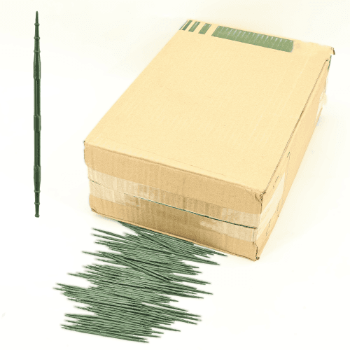 Pinchos de plástico verde para coronas, 11,5-22,5 cm, 5000 g