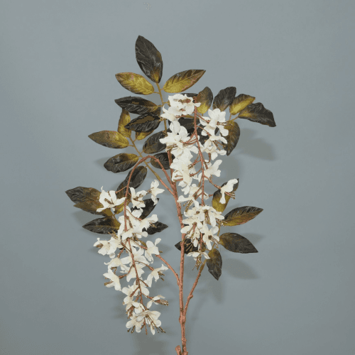 Glycine Artificielle Retombante (Wisteria), Fleur artificielle de 100 cm de long, lot de 6 unités