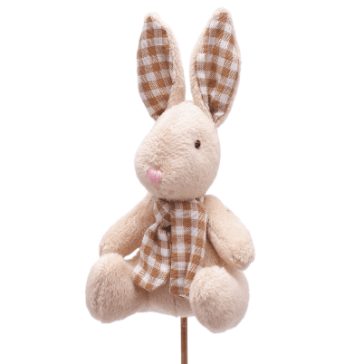 Pic Décoratif Lapin Crème 50 cm (Botte de 25)