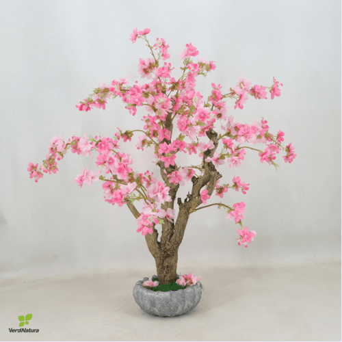 Tronco de amendoeira artificial, Flor artificial de 70 cm de comprimento
