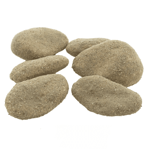 Pack de 2 sets de 6 pedres decoratives de molsa