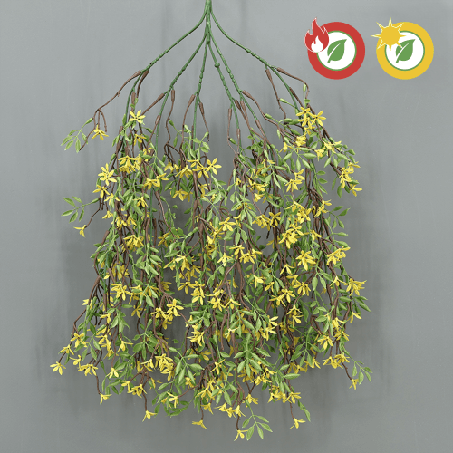 Planta Artificial de Floretes Grogues UV