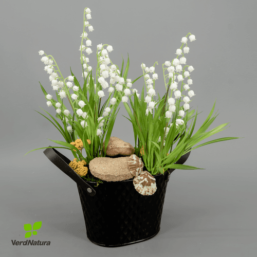 Buquê Artificial de Lírio-do-vale Premium