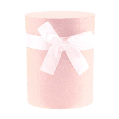 Caixa para Flores Rosa Claro