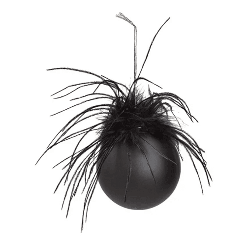 Boules de Noël en Verre 8 cm (Lot de 12) Negro, 8 cm (12 unités)