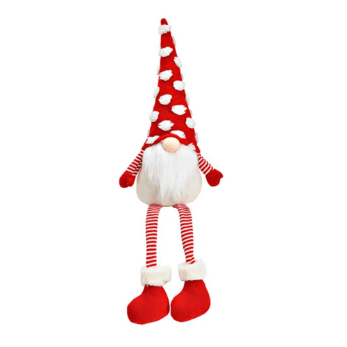 Gnom de Nadal de Pics i Ratlles 19 cm Rojo/Blanco, 58 cm