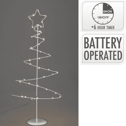 Llums arbre espiral Blanco, 65 cm
