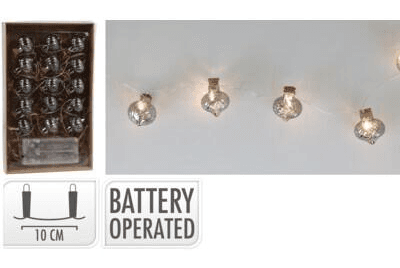 Guirlande lumineuse Onion Gris, 1 m (2 unités)