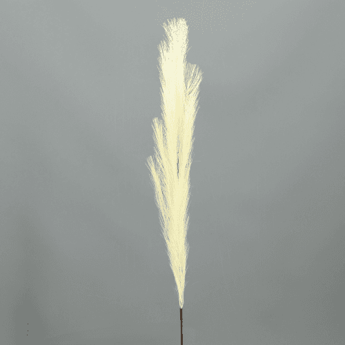 Branche de Pampa Artificielle, Fleur artificielle de 110 cm de long, lot de 3 unités
