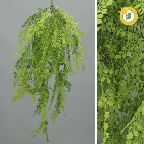 Helecho Artificial UV para Exterior, Flor artificial de 23-100 cm de largo