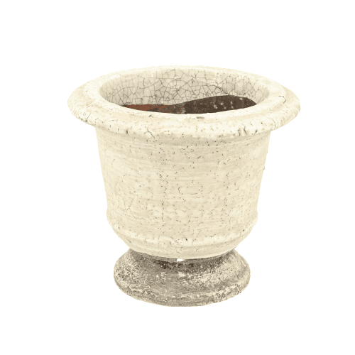 Copa de cerámica Colonial con pé, 14,5 cm