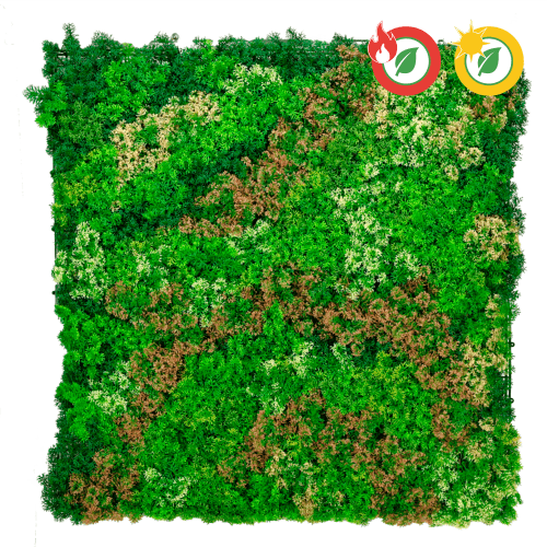 Mural Vegetal Artificial Casiopea 100 cm (UV e Ignífugo)