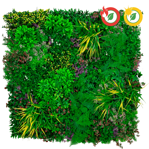 Panneau végétal artificiel Hesper UV ignifugé 100 cm