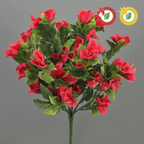 Bougainvillier Artificiel Fuchsia (Résistant UV), Fleur artificielle de 50-92 cm de long