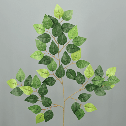 Betula (bouleau) artificiel, lot de 9 branches 70 cm, Fleur artificielle de 1 cm de long, lot de 9 unités
