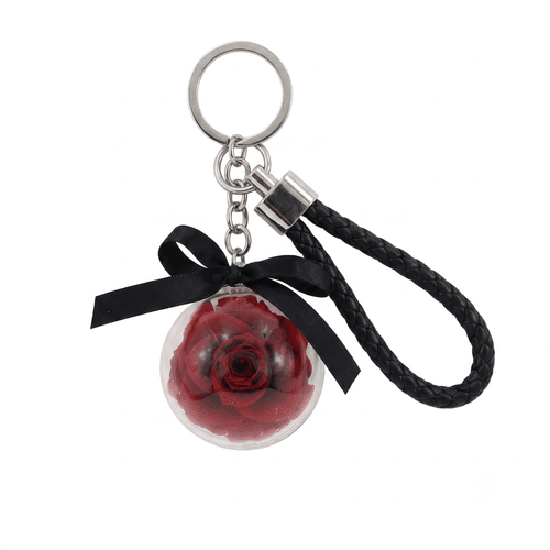 Llavero esfera rosa eterna