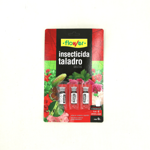 Anti Geranio Taladro, Rojo, 3 tallos