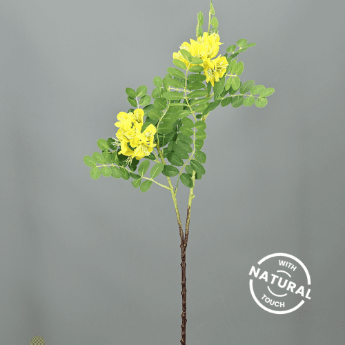 Branche d'Acacia Artificielle, Fleur artificielle de 70 cm de long, lot de 6 unités