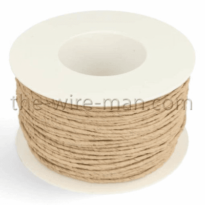 Bindwire (Arame Forrado) Creme, 2 mm