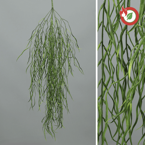 Herba ornamental artificial ignífuga 96 cm