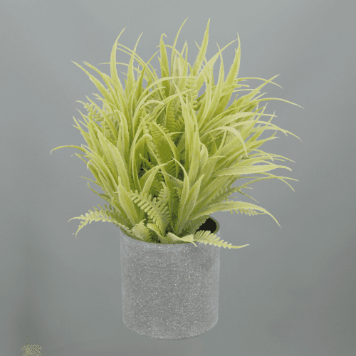 Lot de 4 yuccas artificiels en pot 18 cm