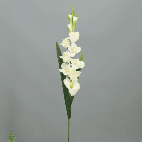 Glaïeul Spécial Artificiel, Fleur artificielle de 101 cm de long, lot de 12 unités