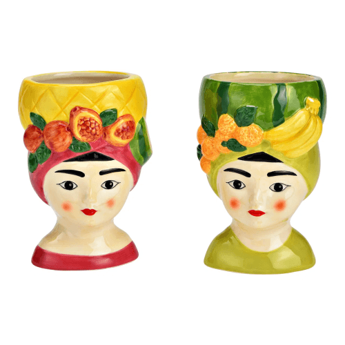 A Maceta Mujer Tropical Mix, 14 cm