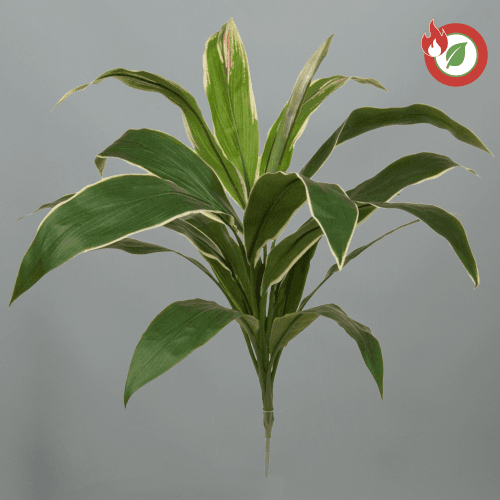 Lot de 2 cordylines artificielles d'extérieur UV 62 cm