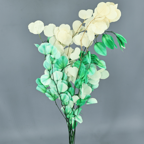Eucalipto Populus Preservado Verde Mint, Flor preservada de 60-70 cm de largo