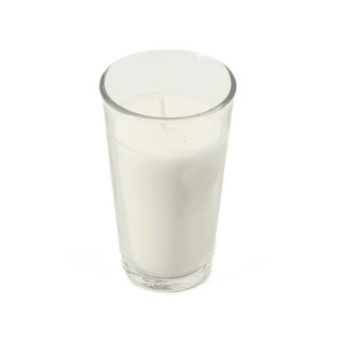 Bougie en Verre Petite Blanche 5 cm