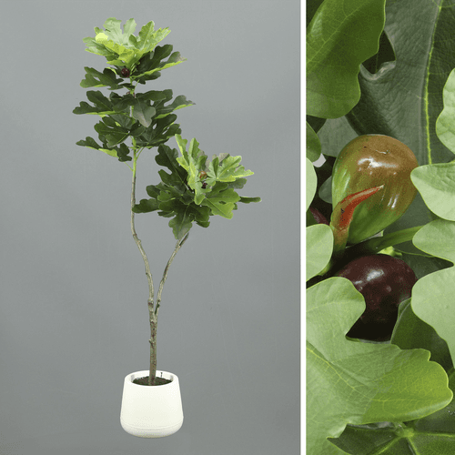 Figueira Artificial Grande, Flor artificial de 165-200 cm de comprimento
